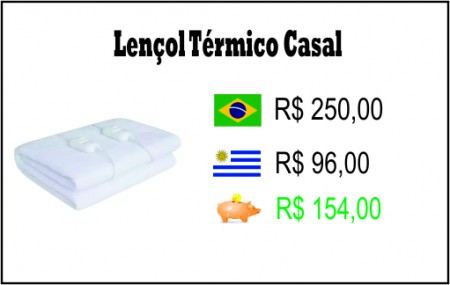 Lençol térmico casal. Vele a pena comprar em Rivera?